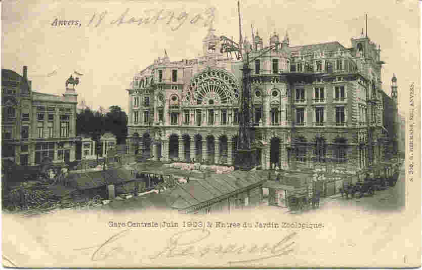 1903, Centraal Station, Astridplein, kameel