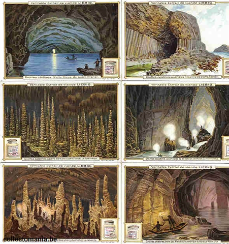 Chromo Trade Card 0633 Grottes célèbres