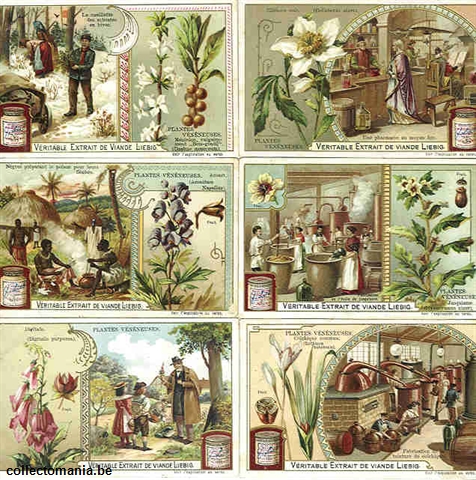 Chromo Trade Card 0792 Plantes vénéneuses