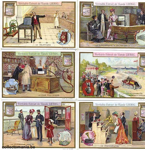 Chromo Trade Card 0898 Inventions du XIX siècle
