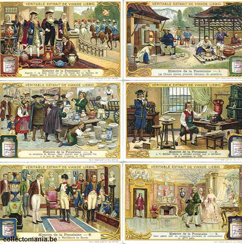 Chromo Trade Card 1003 Histoire de la porcelaine