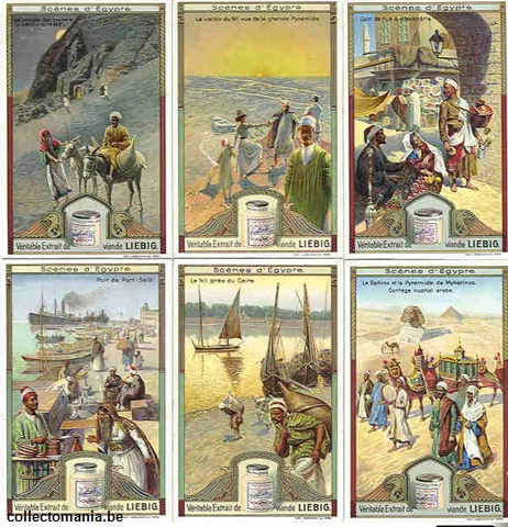 Chromo Trade Card 1005 Scènes d'Egypte