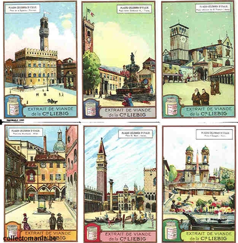 Chromo Trade Card 1172 Places célèbres d'Italie