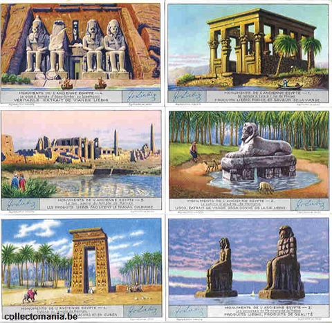 Chromo Trade Card 1248 Monuments de l'ancienne Egypte