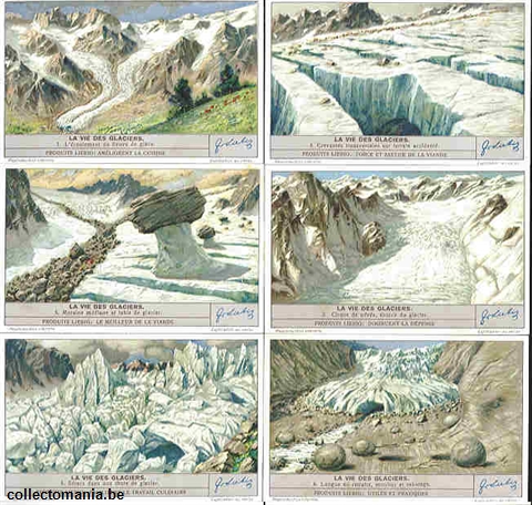 Chromo Trade Card 1389 Vie des glaciers (la)