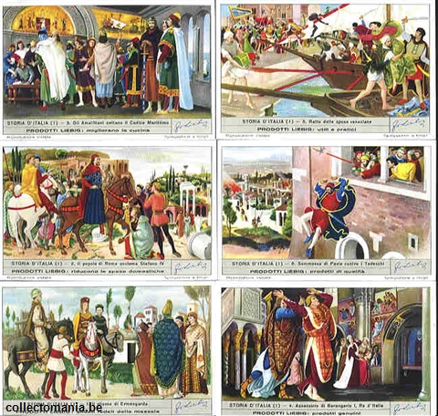 Chromo Trade Card 1528 Storia d'Italia I