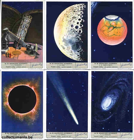 Chromo Trade Card 1542 Da un osservatorio astronomico
