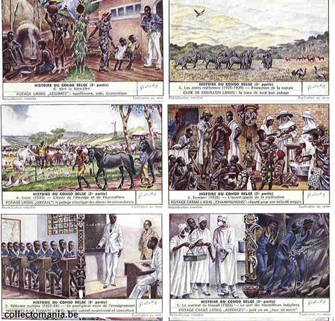 Chromo Trade Card 1547 Histoire du Congo Belge III