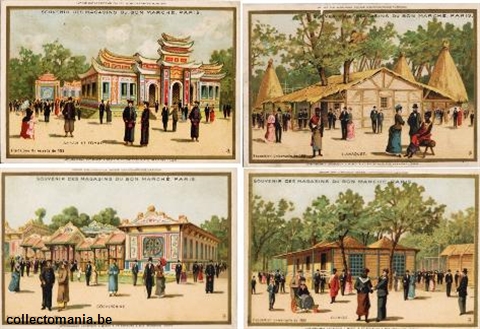 Chromo Trade Card ABM_MI_18 Exposition universelle 1889 à PARIS