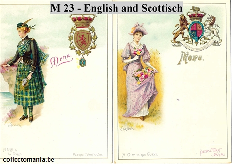 Chromo Trade Card M23 Women of all Nations and Coats of Arms