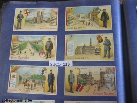 Chromo Trade Card SucI133 City Police, arms and scenes (12)