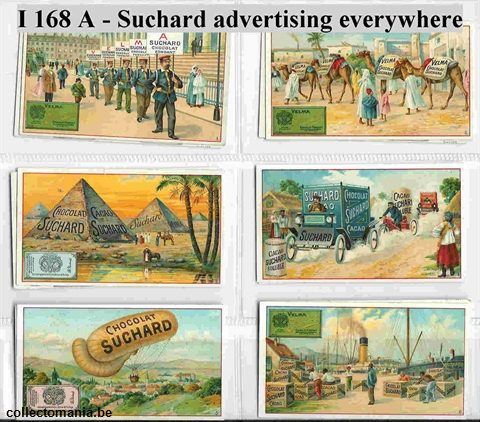 Chromo Trade Card SucI168 Suchard advertisments in everyday life (12)