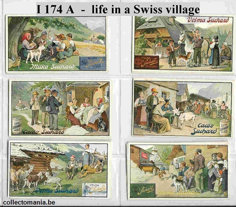 Chromo Trade Card SucI174 Life in a Suis village (12)
