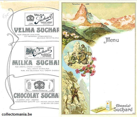 Chromo Trade Card SucII011 Alpine peaks and their Flora (12),3 different backs