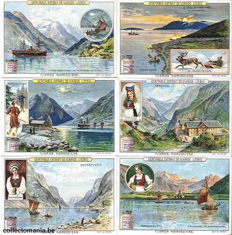 Chromo Trade Card 0778 Fjords norvégiens