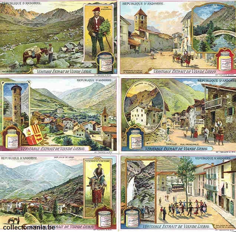 Chromo Trade Card 1059 République d'Andorre