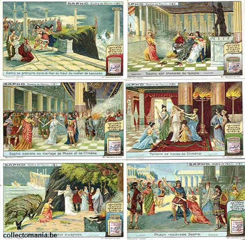 Chromo Trade Card 1125 Sapho opéra de Pacini Giovanni