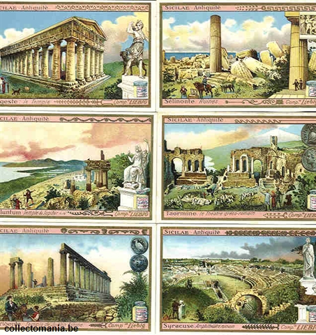 Chromo Trade Card 1129 Sicilae antiquité