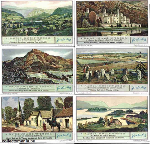 Chromo Trade Card 1318 A travers l'Irlande pittoresque