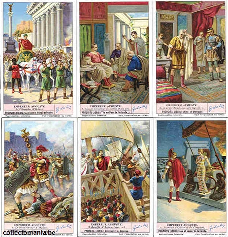 Chromo Trade Card 1391 Empereur Auguste