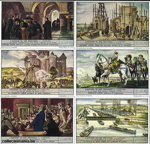 Chromo Trade Card 1526 Histoire de nos provinces Limbourg (l')