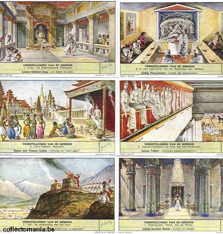 Chromo Trade Card 1654 Représentation de la divinité