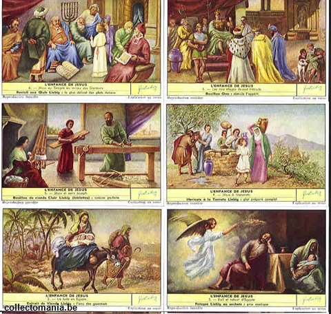 Chromo Trade Card 1667 Enfance de Jésus (l')