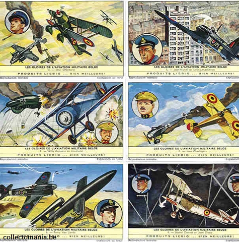 Chromo Trade Card 1777 Gloires de l'aviation militaires