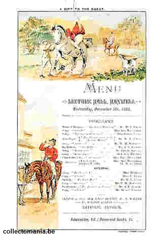 Chromo Trade Card M18 Hunting and Equestrian Sports