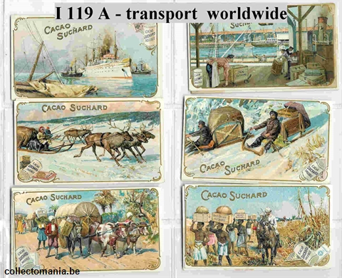 Chromo Trade Card SucI119 Modes of Transport(12)