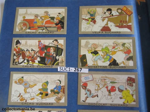 Chromo Trade Card SucI267 Children and transport in different lands (12)
